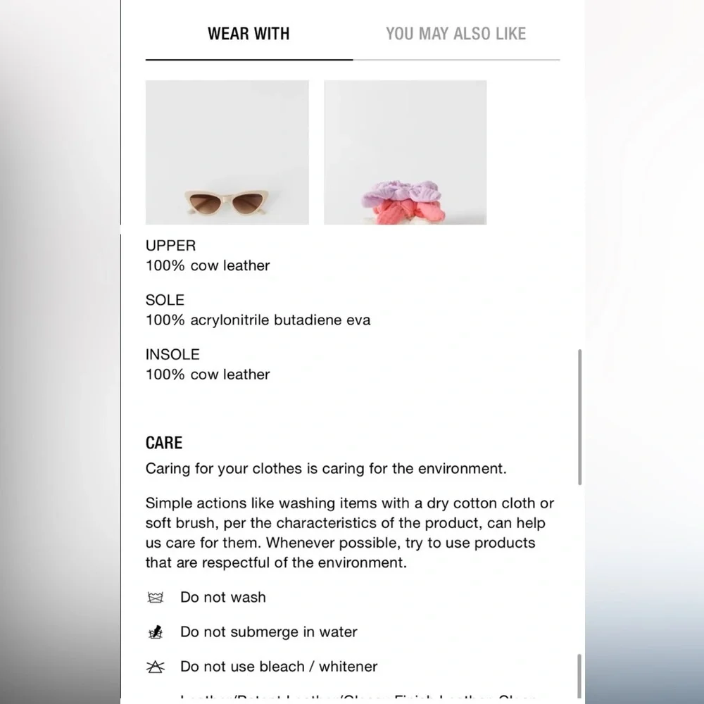 Zara Girls Leather Sandals - Picture 9 of 9